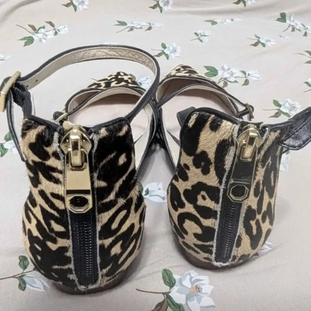 Louise et Cie Leopard Flats size 13 Women's